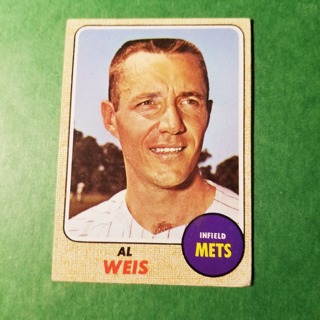 1968 - TOPPS BASEBALL CARD NO. 313 - AL WEIS - METS