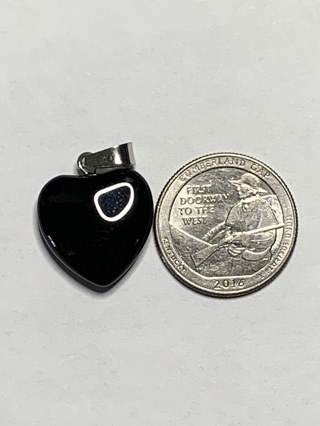 ♡HEALING STONE CHARM~#17~HEART-SHAPED~1 CHARM ONLY~FREE SHIPPING♡