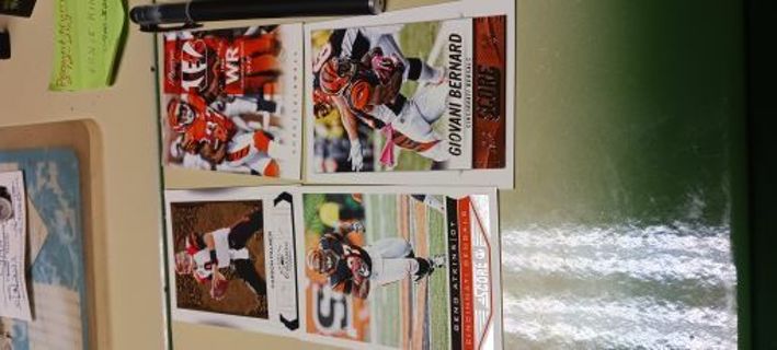 Cincinnati Bengals 4 Card Lot