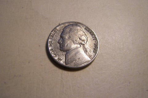 Silver 1945-P Jefferson War Nickel WWII