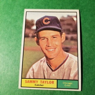 1961 - TOPPS BASEBALL CARD NO. 253 - SAMMY TAYLOR - CUBS