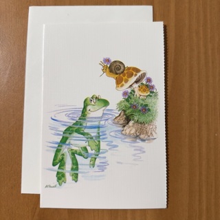 Frog Note Card 