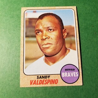 1968 - TOPPS BASEBALL CARD NO. 304 - SANDY VALDESPINO - BRAVES