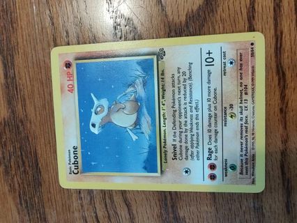 Pokemon Jungle Set Cubone 50/64 #3