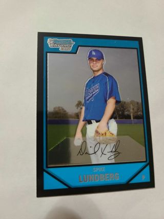 2007 Bowman Chrome Baseball Prospects #BC81 Spike Lundberg