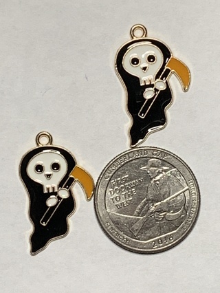 HALLOWEEN CHARMS~#5~SET OF 2 CHARMS~FREE SHIPPING!