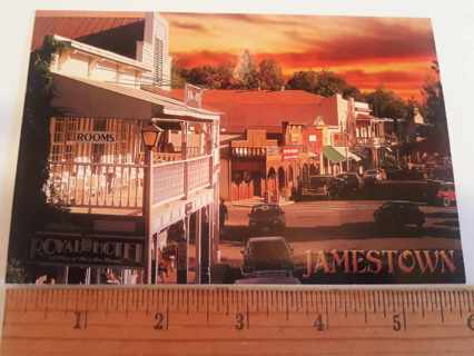 Jamestown, California postcard (blank, unused)