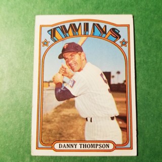 1972 - TOPPS BASEBALL CARD NO. 368 - DANNY THOMPSON - TWINS