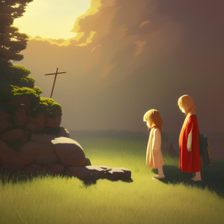 Listia Digital Collectible: Children at the Cross