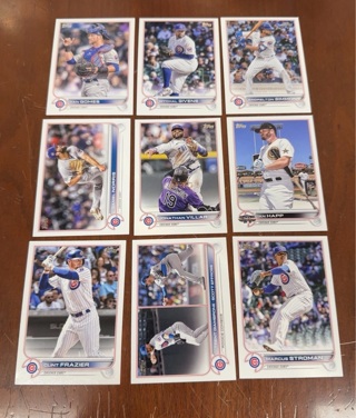 2022 Topps Update Chicago Cubs lot