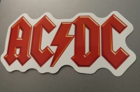 AC/DC rock band sticker for Xbox One laptop computer water bottle PlayStation