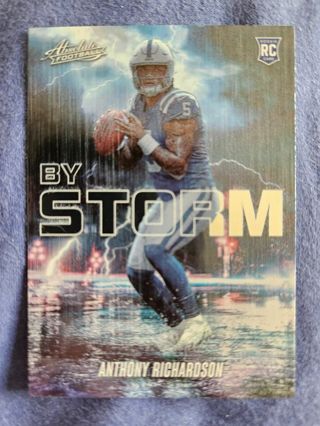 2023 Panini Absolute By Storm Rookie Anthony Richardson