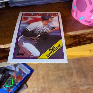1988 topps don mattingly baseball card 