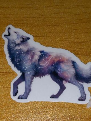 Beautiful new one small self adhesive vinyl lab top sticker no refunds regular mail high quality!