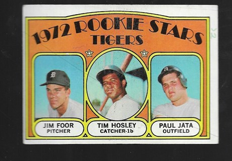 1972 TOPPS TIGERS ROOKIES #257