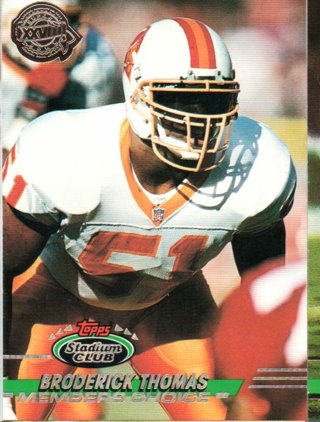 1993 Stadium Club Broderick Thomas #249