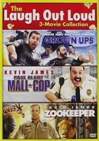 3-MOVIE COLLECTION: GROWN UPS, MALL COP, ZOOKEEPER Digital Code Only! Vudu MA