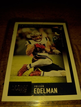 Two card lot football  ex Patriots Julian Edelman and Rob gronkowski 