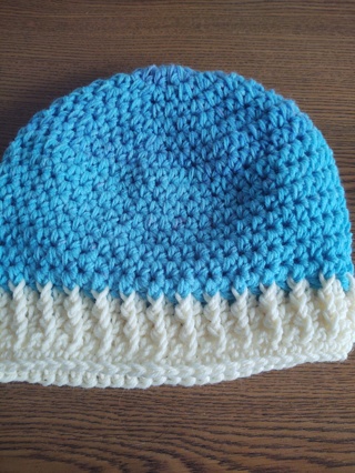 Hand Crocheted Slouch Hat 