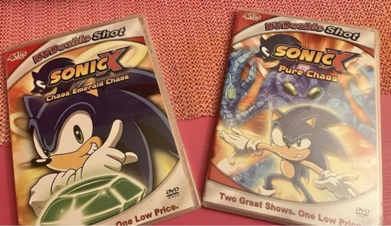 2 sonic the hedgehog DVD sets