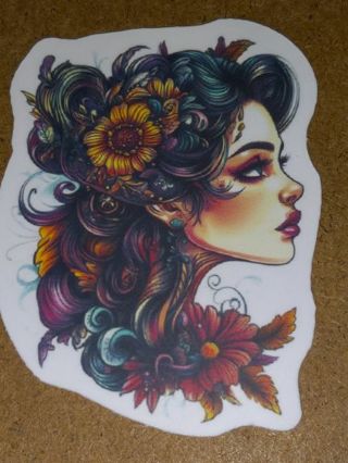 Beautiful nice 1⃣ vinyl sticker no refunds regular mail only Very nice quality!