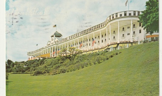 Vintage Used Postcard: B: 1979 Grand Hotel, Mackinac Island, MI