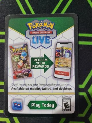 Pokemon Reward Card Code