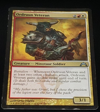 MTG ✨ Ordruun Veteran - (U) 184/249 Gatecrash (GTC) ✨ Magic the Gathering (2013)