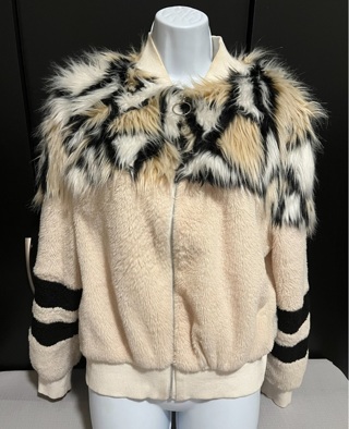 Shein Faux Fur Jacket Fits S/M