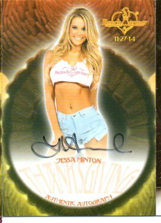 2014 Benchwarmer Jessa Hinton Autograph