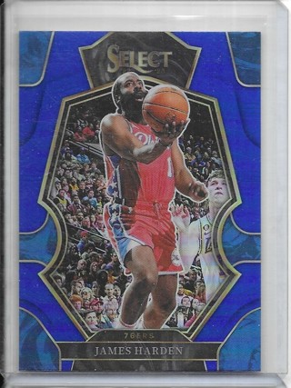 James Harden 2022-23 Select Prizm Blue #125