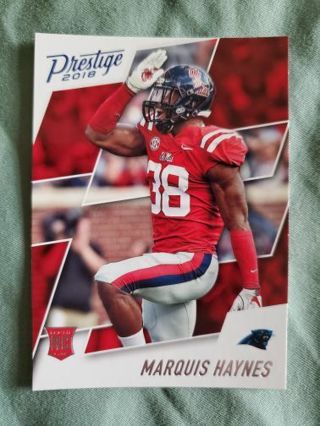 2018 Panini Prestige Rookie Marquis Haynes