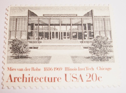 Scott #2020, Architecture, Illinois Inst. of Technology, One Useable 20¢ US Postage Stamp