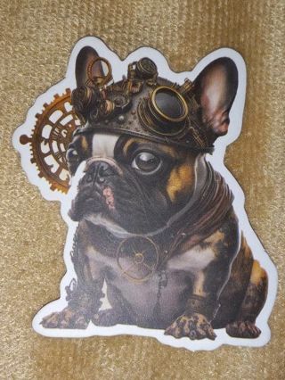 Dog Cute nice 1⃣ vinyl sticker no refunds regular mail only Very nice quality!