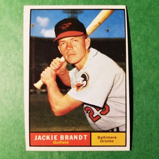 1961 - TOPPS BASEBALL CARD NO. 515 - JACKIE BRANDT - ORIOLES