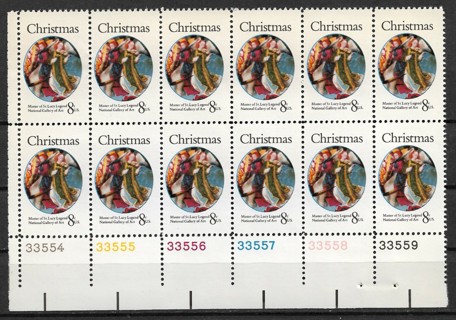 1972 Sc1471 8¢ Angels MNH PB12