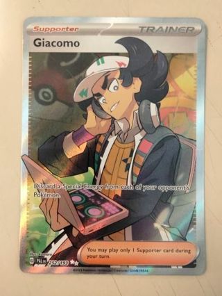 Giacomo 252/193 double rare holo nm pokemon