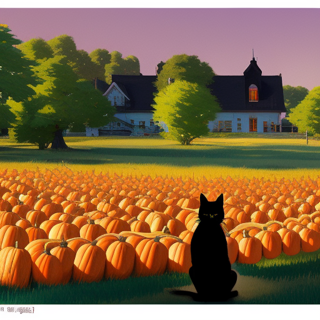 Listia Digital Collectible: PUMPKIN KITTY