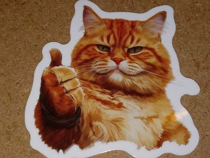 Cat nice Cute vinyl sticker no refunds regular mail Win 2 or more get bonus