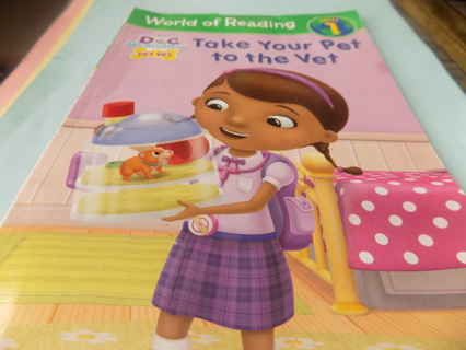 World of Reading Level 1 Doc McStuffins Take your Pet to the Vet Disney Jr