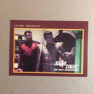 1991 Star Trek Next Generation Series II 25th Ann. Trading Card | FUTURE IMPERFECT | Card # 242