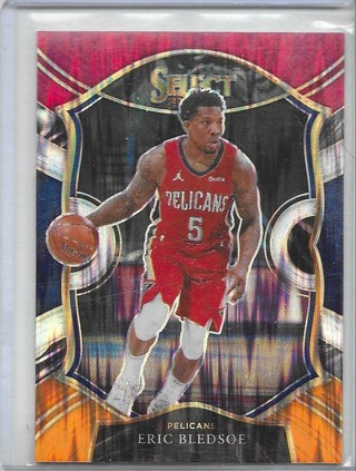 Eric Bledsoe 2020-21 Select Prizm Red White Orange Flash #17