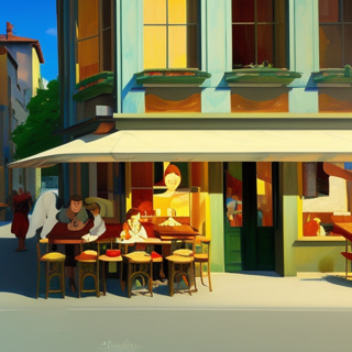 Listia Digital Collectible: Italian Cafe