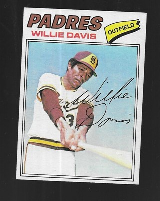 1977 TOPPS WILLIE DAVIS #603