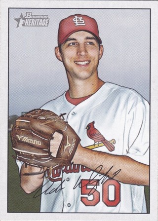 Adam Wainwright 2007 Bowman Heritage St. Louis Cardinals