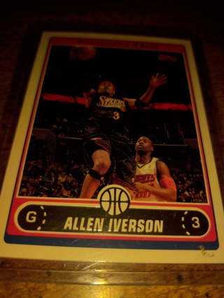 Two Card Lot veteran NBA star Allen Iverson