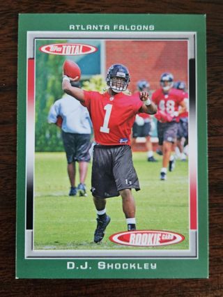 2006 Topps Total Football trading card.