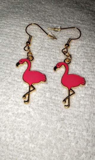 Flamingo earrings 