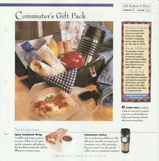 Making Gift Baskets and Mixes Leaflet: Commuter's Gift Pack