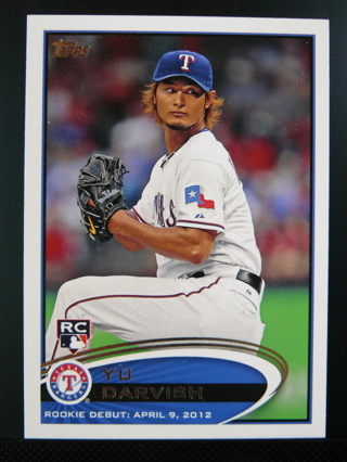 2012 Topps Update #US168 Yu Darvish Rookie Debut RC (Rangers)